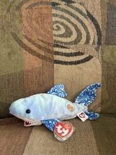 TY Beanie Baby BBOM Chompers The Shark