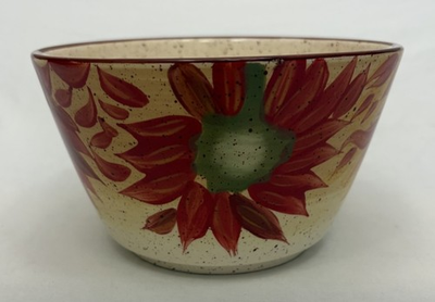 #ad #ad Pfaltzgraff Earthenware Bowl Evening Sun Hand Painted 6”x 3.5” VINTAGE Retired $19.99