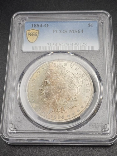 1884-O $1 Morgan Silver Dollar Coin PCGS MS64 Tonned