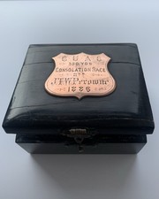 Victorian 1885 Cambridge CUAC Trophy Box J.T.W. Perowne Shield