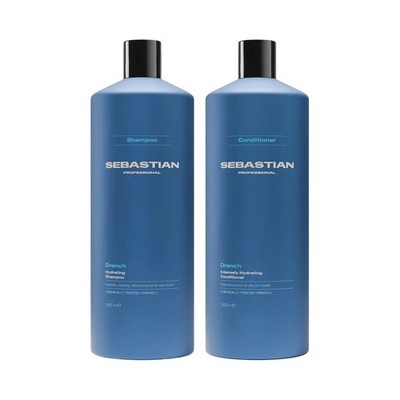 (2 PACK) Sebastian Drench Hydrating Shampoo &Intensely Hydrating Conditioner33.8