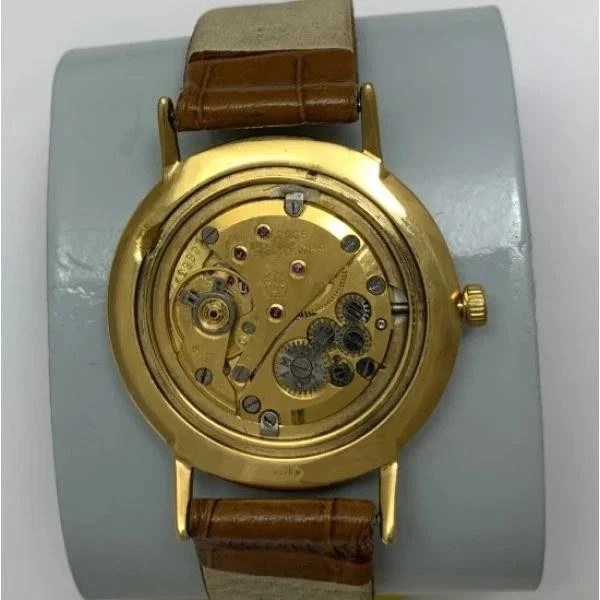 Raro Reloj Pulsera Poljot URSS Para Hombre Chapado en Oro 36mm Esfera Madreperla Foto 2 de 3