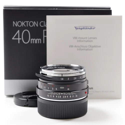 Voigtlander NOKTON Classic 40mm F/1.4 MC VM for Leica M mount [Top Mint] #2978B