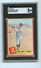 1962 Topps Babe Ruth Twilight Years #141 Babe Ruth Special SGC 5