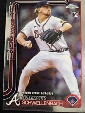 2025 Topps Chrome Update Series - Rookie Debut Spencer Schwellenbach #USC132