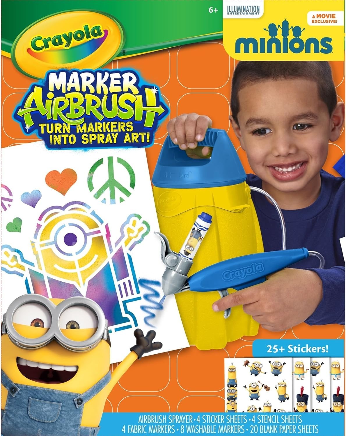 Crayola Marker Airbrush Art Set - Minions by Crayola
