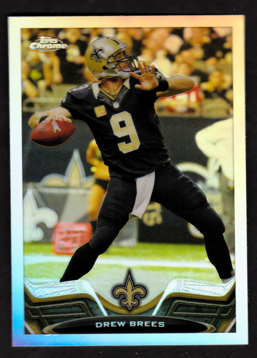 2013 Topps Chrome Refractors #25 Drew Brees SAINTS