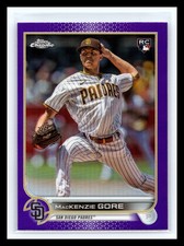 2022 Topps Chrome Update Series - Mackenzie Gore #USC182 Purple Refractor (RC)
