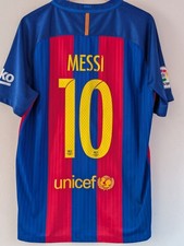 BARCELONA 2016/17 Home Shirt #10 MESSI Large (L) Authentic Nike Jersey