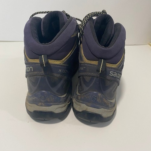 Salomon Women's X Ultra Hiking Boots Goretex Waterproof Ankle Purple 9.5 Trail - Zdjęcie 7 z 10