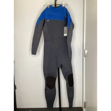 O’Neill Men’s Ninja 4/3mm Chest Zip Full Wetsuit Gunmetal/Deepsea - Size M - New