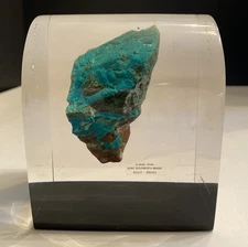 King Solomon's Mines Eilat Israel copper mines Real Stone in Acrylic Paperweight