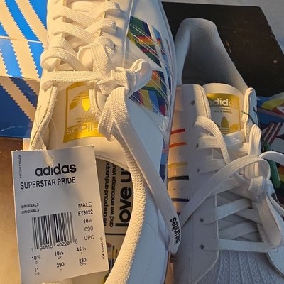 adidas Superstar Pride Rainbow Low Top Sneakers White  display picture 1