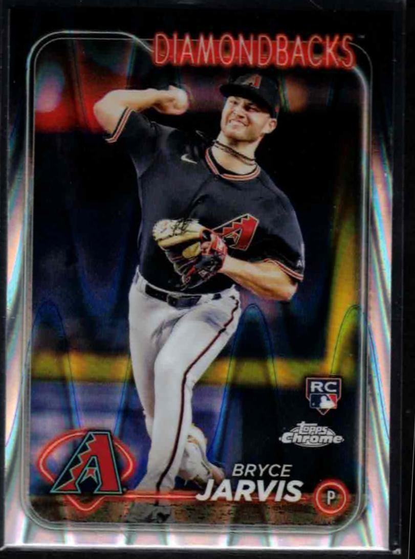 2024 Topps Chrome #75 Bryce Jarvis Raywave Refractors