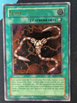 Flint RDS-DE042 Ultimate Rare Deutsch Poor Yugioh