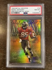 1999 Metal Universe Reidel Anthony PMG Precious Metal Gems RC /50 #36 PSA 8 Bucs
