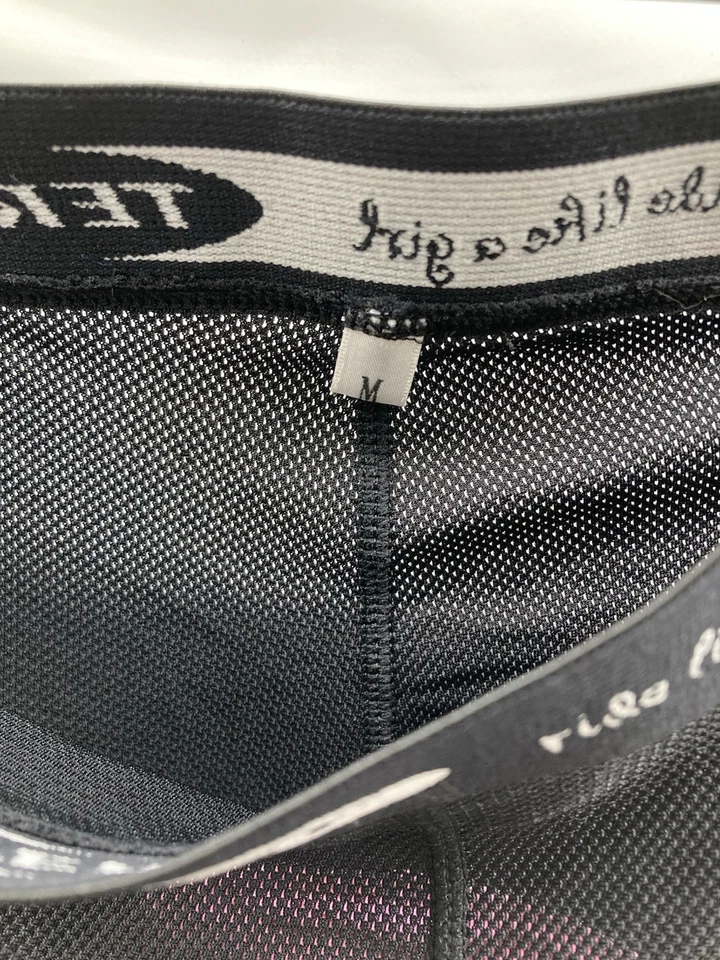 TERRY 女式中号自行车骑行短裤像女孩一样骑行加厚粉色黑色 — 第 2/4 张图片