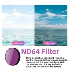 Professional Optical Filters Kit Compatible with For DJI Action 6 Camera Lens