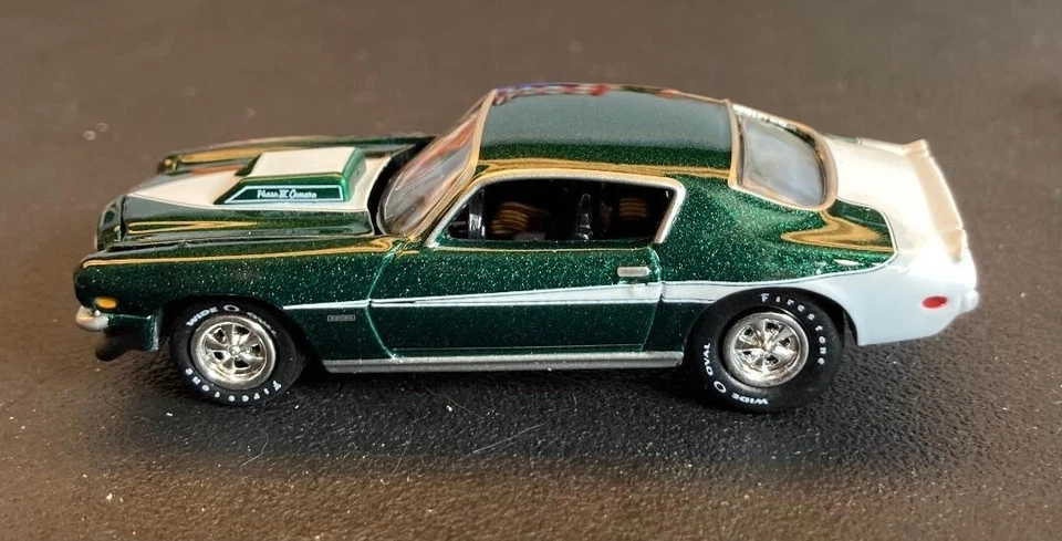 Chevy Camaro SS 1973 verde NHRA Pro Stock/súper stock coche de arrastre como nuevo suelto Foto 4 de 4