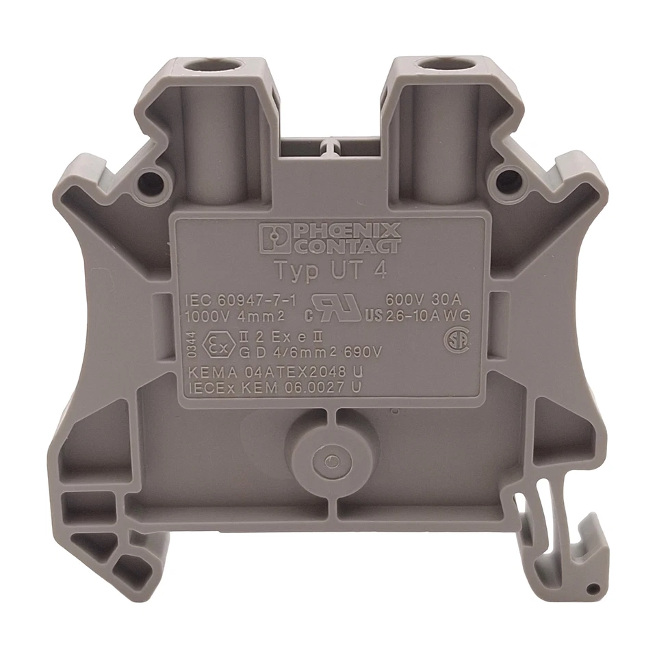 Lot of 30 Phoenix Contact 3044102 Terminal Block, 2-Position, 6.2mm, 600V 30A - Image 3 of 4