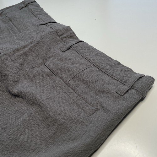 THEORY Zaine Seersucker Shorts Mens 36 Seer Dobby Gray 8.5" Modern Light Casual - 第 7/11 張圖片