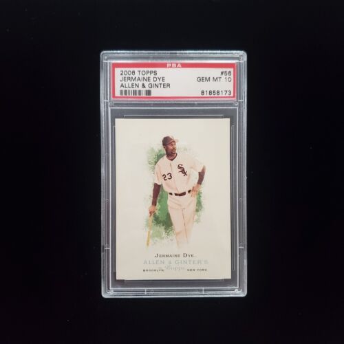 2006 Allen & Ginter Jermaine Dye #56 psa 10 pop 5 SHORT PRINT