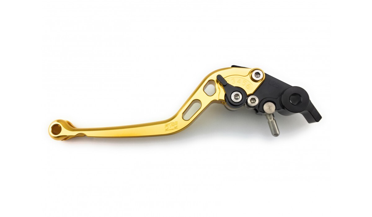 Leviers AVDB Ducati Hyperstrada 939 : kit commande de frein embrayage alu CNC long or - 3