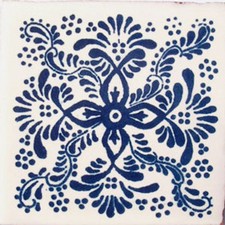 #C039 MEXICAN CERAMIC HANDMADE TALAVERA TILE SETS