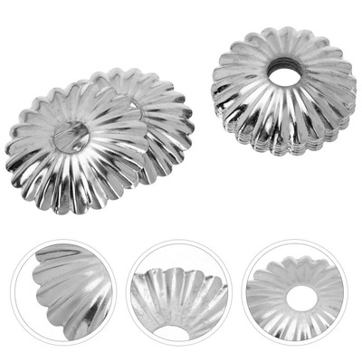 12 Pcs Lampenabdeckungsgehäuse Konverterabschluss Blumenförmige Lampenabdeckung