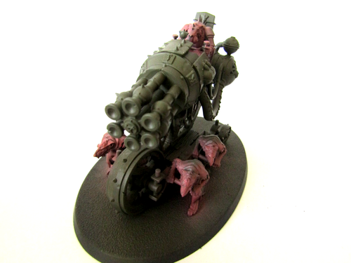 A13 WARHAMMER AOS SKAVEN ARMY - UNDERCOATED RATLING WARPBLASTER - Picture 3 of 5