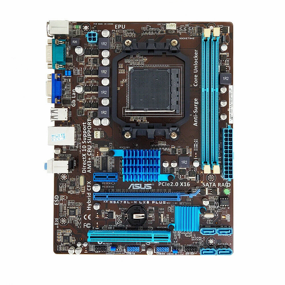 Asus M5a78l M Lx3 Amd Fx 8350 ASUS M5A78L-M LX PLUS AM3 Motherboard Motherboard DDR3 8GB