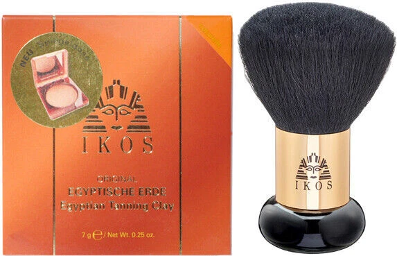 Ikos Original Egyptische Erde 7g naturell mit Kabuki Puderpinsel VEGAN - Bild 4 von 4