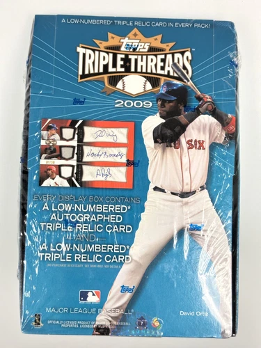 2009 Topps Triple Threads Baseball Hobby Box Sealed Jeter Ortiz Ichiro Bonds HOF