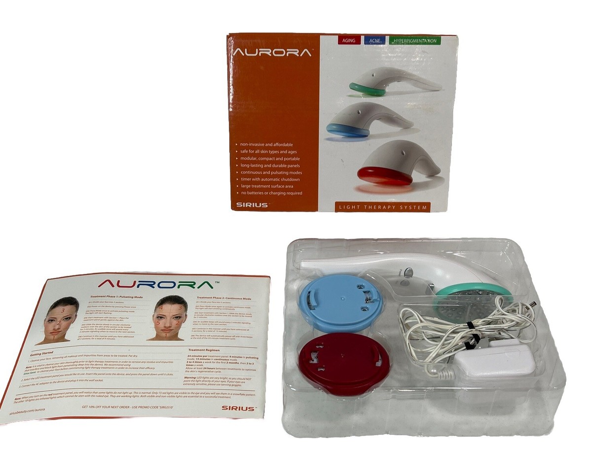 新品未開封　CIRIUS LED　PAD （CIRIUS-TG-LP01） Sirius Aurora Light Therapy System Aging Wrinkles Acne