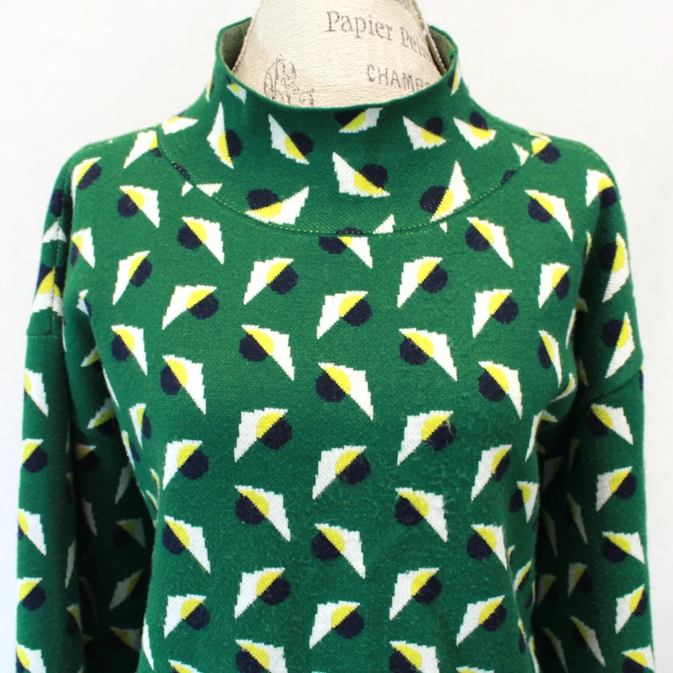 Anthropologie Maeve Carys boxy oversized sweater top green sweater top Medium - Image 4 of 4