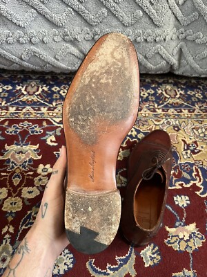 Paul Stewart stuarts choice Brown Leather Mens Lace Up Shoes  display picture 1