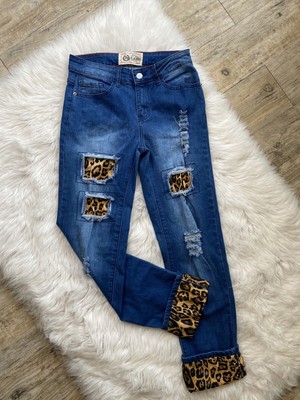 l&b leopard jeans