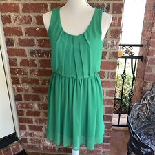 i.n. san francisco Green sleeveless, short dress, size Small