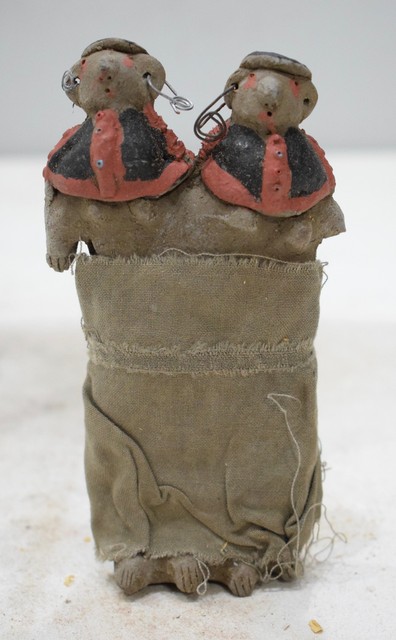 African Doll Painted Clay Double Female Fertility Doll Samburu Kenya African Doll Painted Clay Double Female Fertility Doll Samburu Kenya