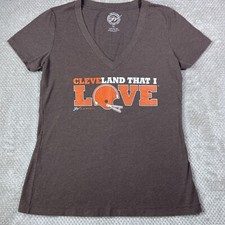 GV Art Womens Short XL Cleveland Browns NFL Love Sporty Land Football Cute Sport