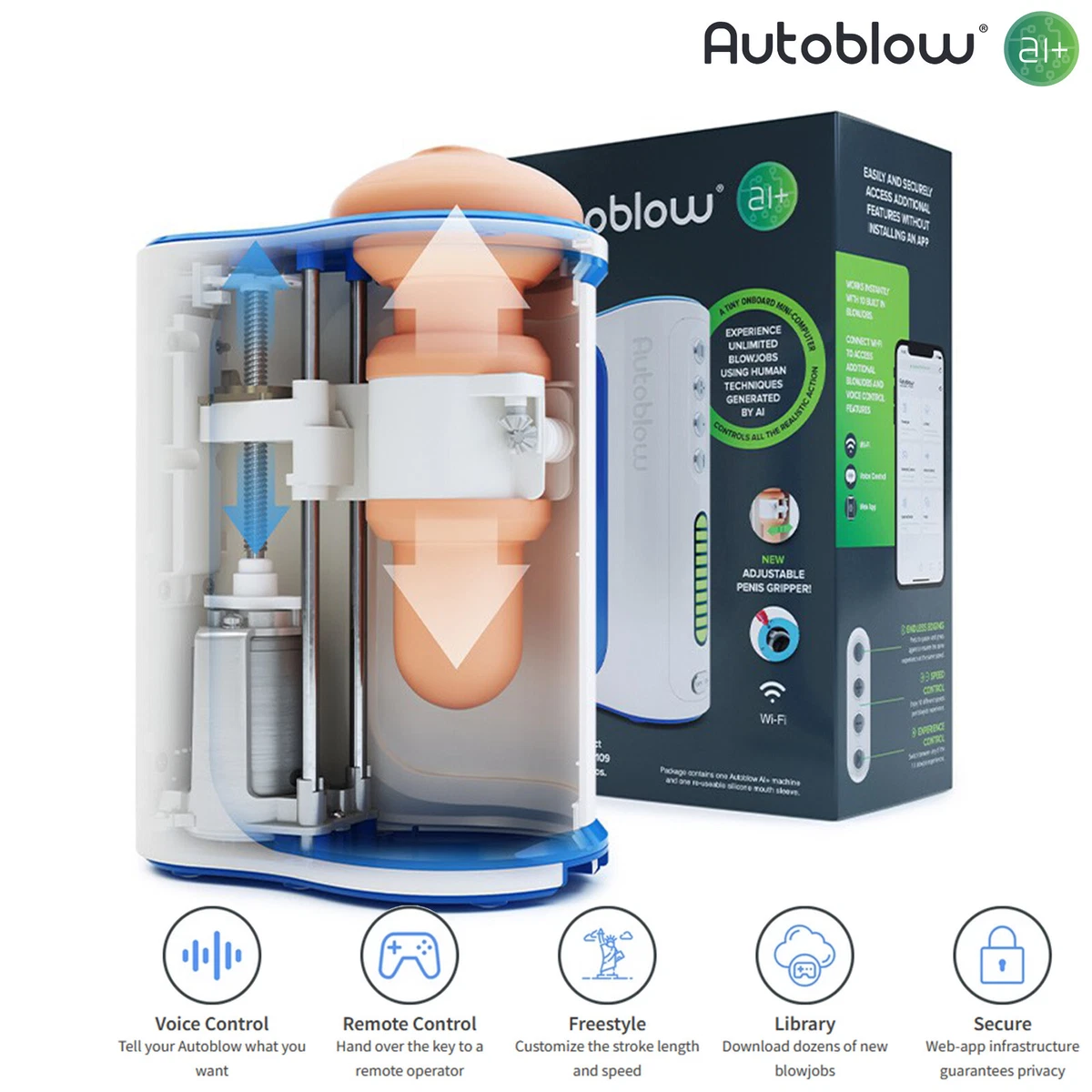 Autoblow A.I.+ Machine - Automatic Mastubator Machine Artificial  Intelligence | eBay