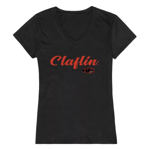Claflin University Panthers NCAA Women's Script Tee T-Shirt