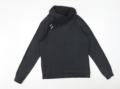 Your Turn Damen Sweatshirt grau Baumwollmischung Größe S