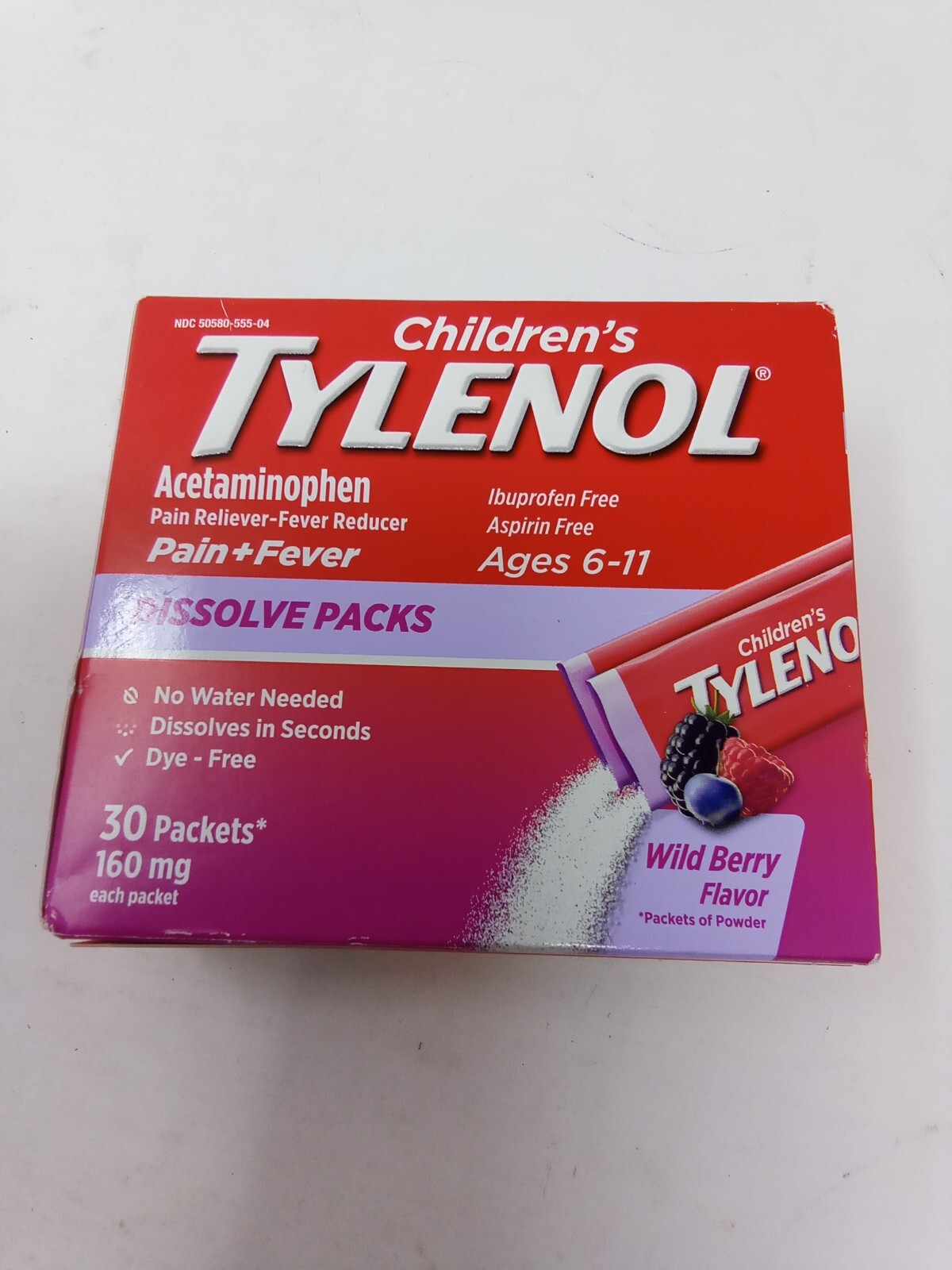 Tylenol Extra Strength Dissolve Packs with Acetaminophen for Pain