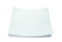 Keramik Teller In Weiß Ø16Cm Rechteckig Dekoteller Von Kerzen Wiedemann Gmbh