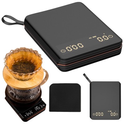 Mini Coffee Scale with Timer 0.1g Kitchen Scale Portable Digital Kitchen Scale