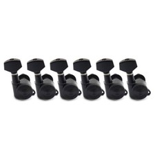 Right 6 Strings Electric Guitar Locking Tuning Pegs Black Tuners Machine Heads