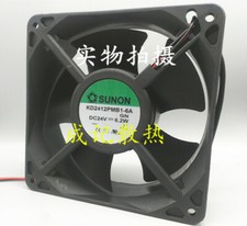 1pcs SUNON KD2412PMB1-6A 24V 6.2W 12038 120mm inverter cooling fan
