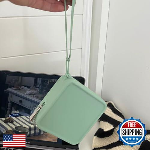 FFpaw Silikon Mini Kosmetiktasche Beutel für Handtasche, kleine Kosmetik Reisetasche Reißverschluss - Bild 3 von 5