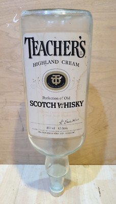 Lehrer 4,5L Scotch Whisky KLARFLASCHE GROßE Optik GRÖSSE LEER SPARDOSE BANK